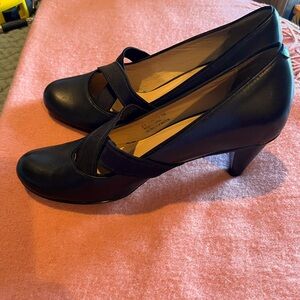 Cole Haan black leather heels